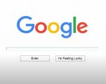 The homepage of Google.