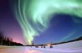 Final image before the screamer, the Aurora Borealis over Alaska