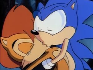 SonicSatAM Sonic kisses Sally.jpg
