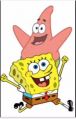 Spongebob and Patrick.