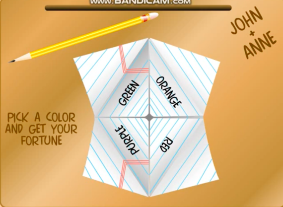 Origami Fortune Teller - Screamer Wiki