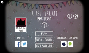 Cube Escape Birthday title screen.png