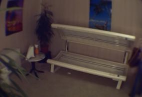 Hot Blonde in Tanning Bed - Screamer Wiki
