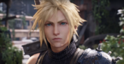 Thumbnail for File:Cloud Strife at Midgar Slums in FFVII Remake.png