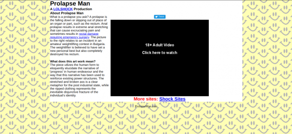Prolapse Man - Screamer Wiki