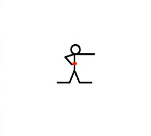 The stick figure clip