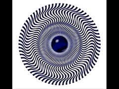 The moving circle illusion.