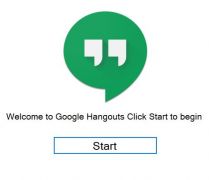 Opening menu of Hangout.exe