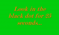 Look in the black dot for 25 seconds...